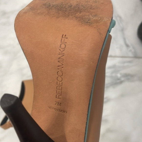 Rebecca Minkoff color block heels size 7 - Picture 11 of 11